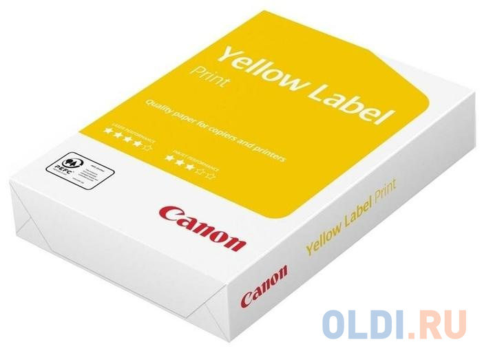 Бумага Canon Yellow Label Print А4  80гр/м2, 500л. класс "C", цвет белый