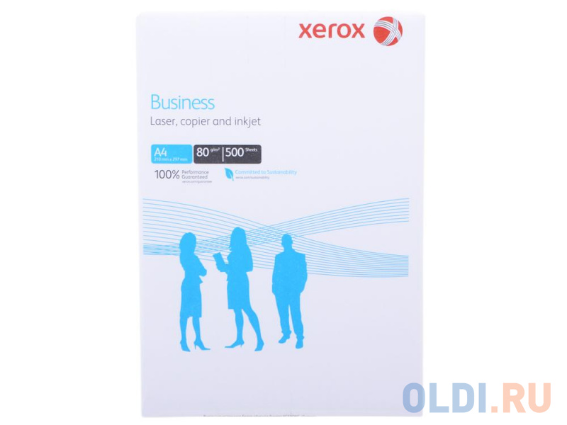 

Бумага в листах белая офисная Xerox Business A4, 80 г/м2, 500л. 003R91820