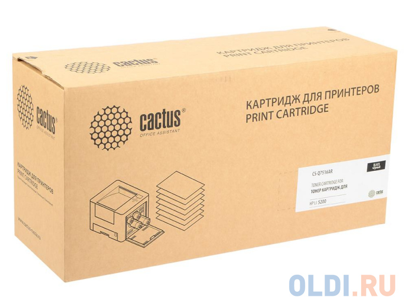 

Картридж Cactus CS-Q7516AR 12000стр Черный