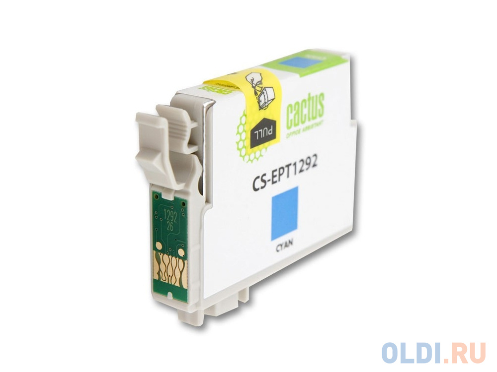 Картридж Cactus CS-EPT1292 для Epson Stylus Office B42/BX305/BX305F 100 мл голубой фото