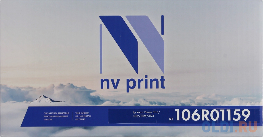 Картридж NV-Print 106R01159 106R01159 3000стр Черный картридж nv print nv mlt d101s set2 3000стр