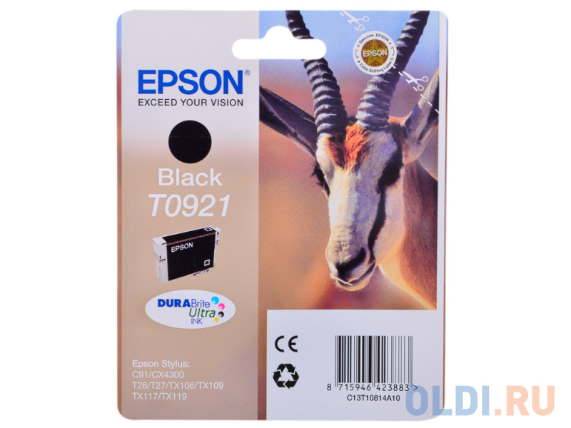 

Картридж Epson Original T09214A (T10814A10 ) черный для C91/CX4300