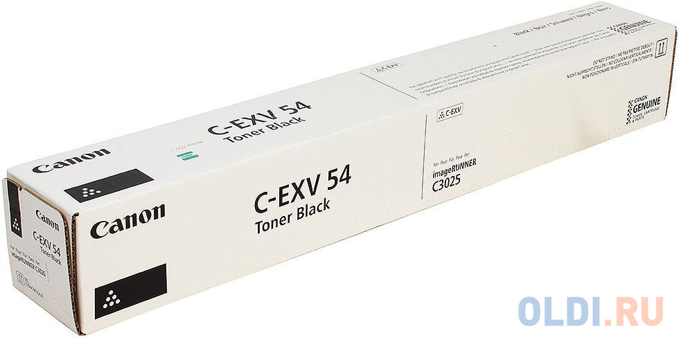 Тонер Canon C-EXV54Bk 15500стр Черный фотобарабан canon c exv50 17600стр