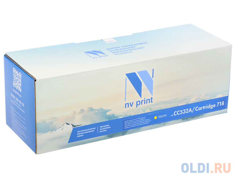 Картридж NV-Print CC532A CC532A CC532A 2800стр Желтый фото