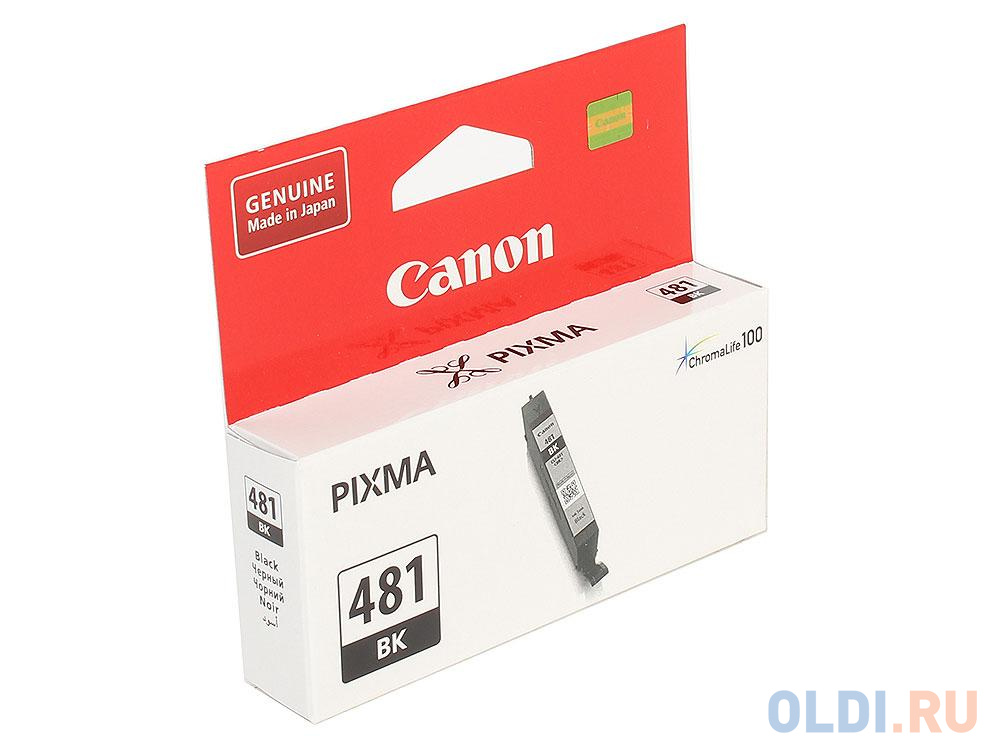 Картридж Canon CLI-481 BK для Canon Pixma TS6140/TS8140TS/TS9140/TR7540/TR8540 черный 2101C001