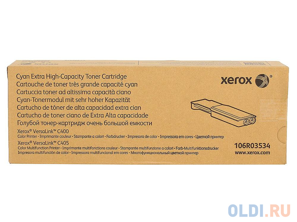 Картридж Xerox 106R03534 8000стр Голубой фото