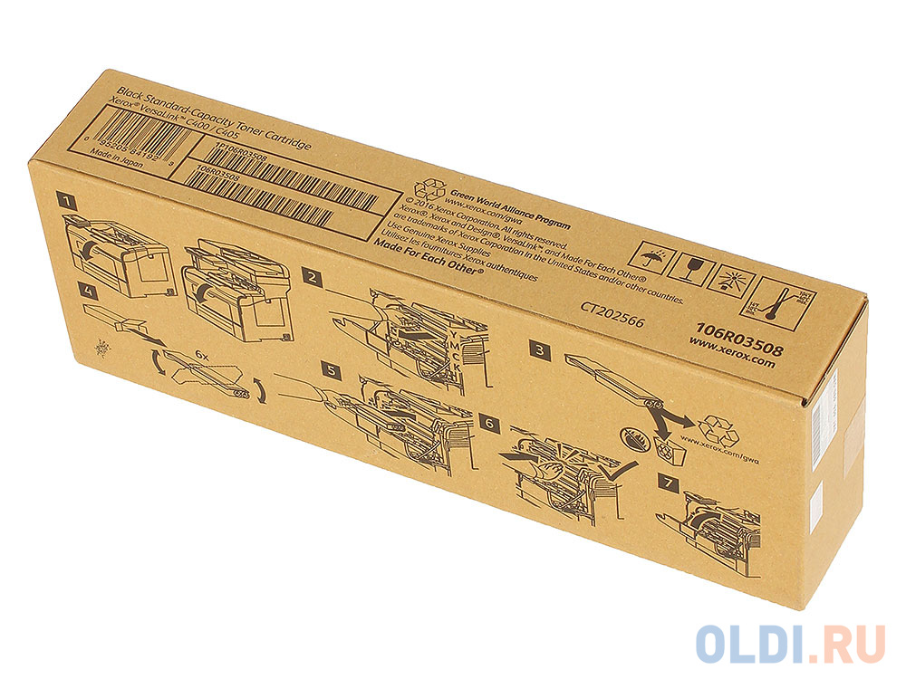 Картридж Xerox 106R03508 2500стр Черный фото