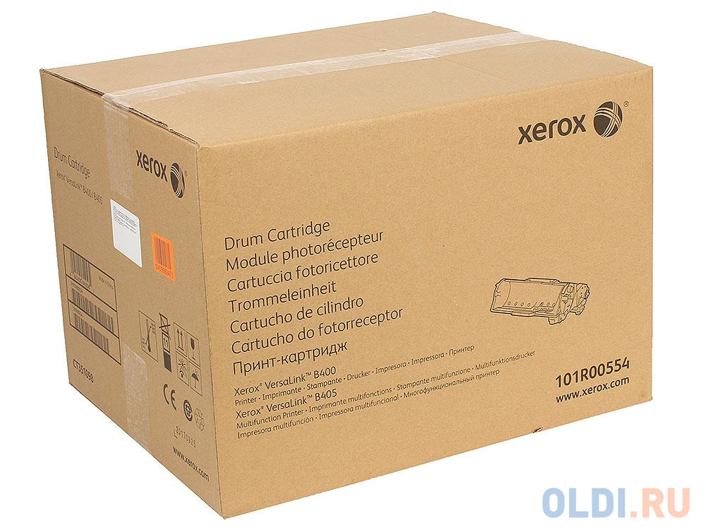 Фотобарабан Xerox 101R00554 для Xerox B400/B405, 65 000 страниц фотобарабан xerox 013r00658 для wc 7120 желтый 51000стр
