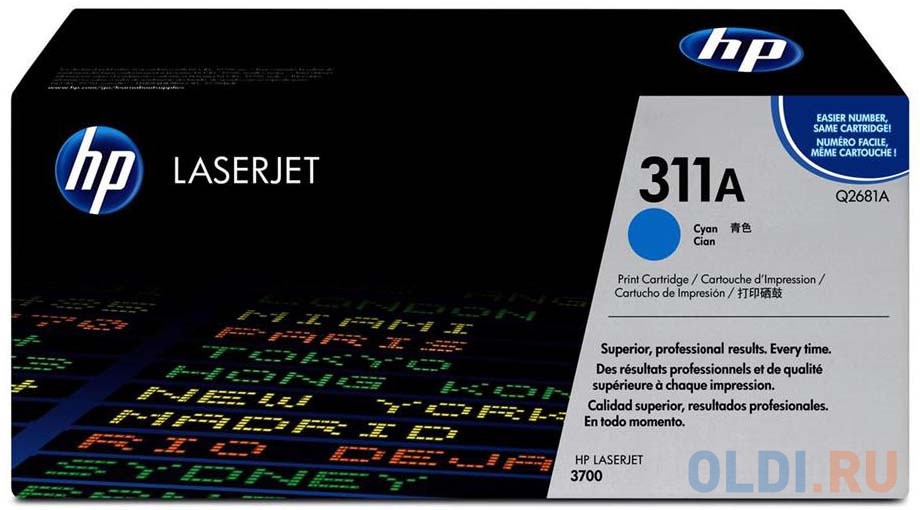 

Картридж HP Q2681A Q2681A 6000стр Голубой