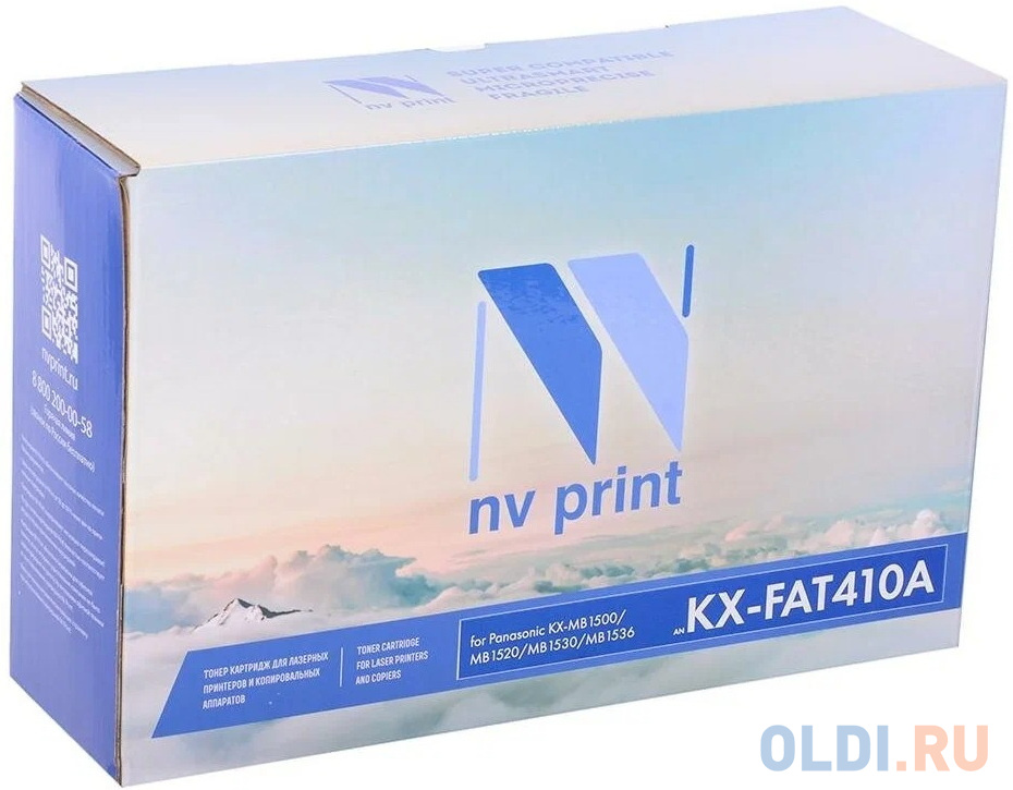 Картридж NV-Print KX-FAT410A/A7 2500стр Черный фото