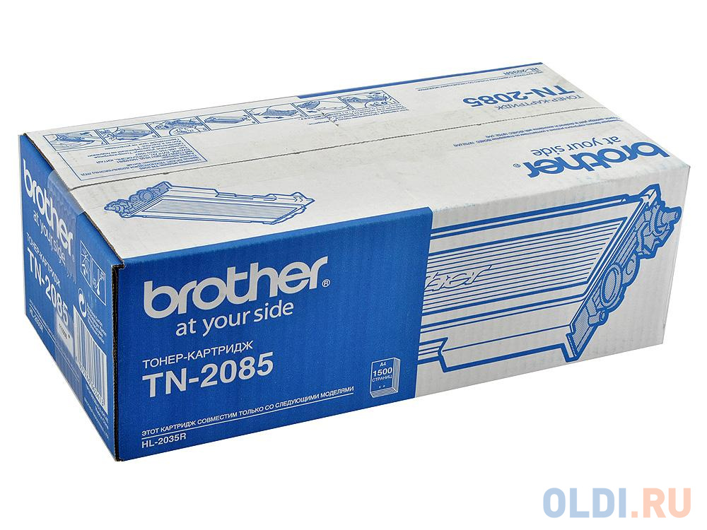 Картридж Brother TN-2085 TN-2085 1500стр Черный картридж brother tn 2085