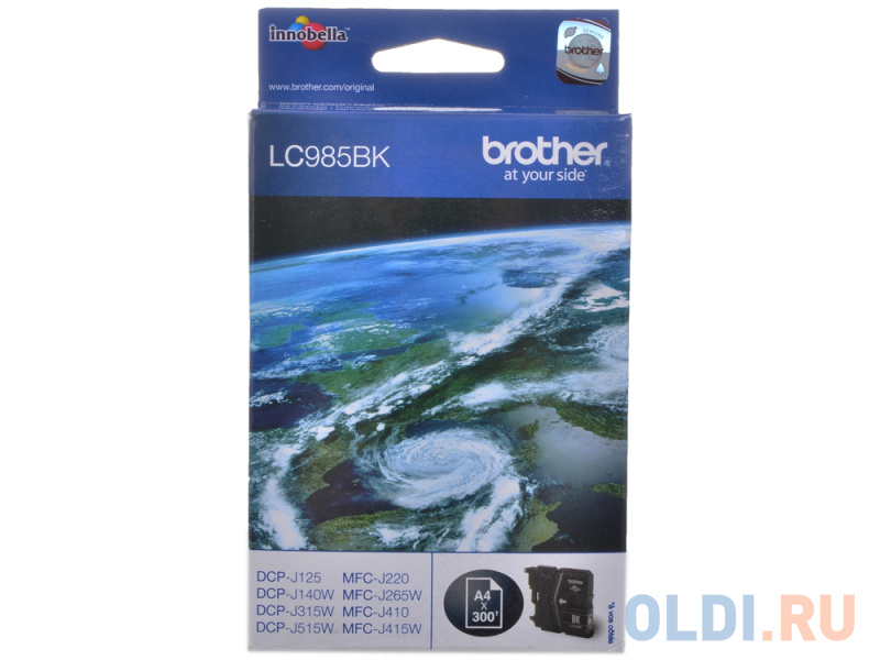 

Картридж Brother Bro-LC985BK 300стр Черный