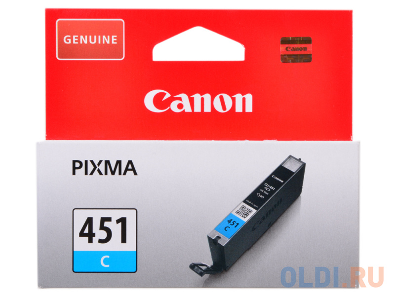 Картридж Canon CLI-451C для iP7240 MG5440 голубой фото