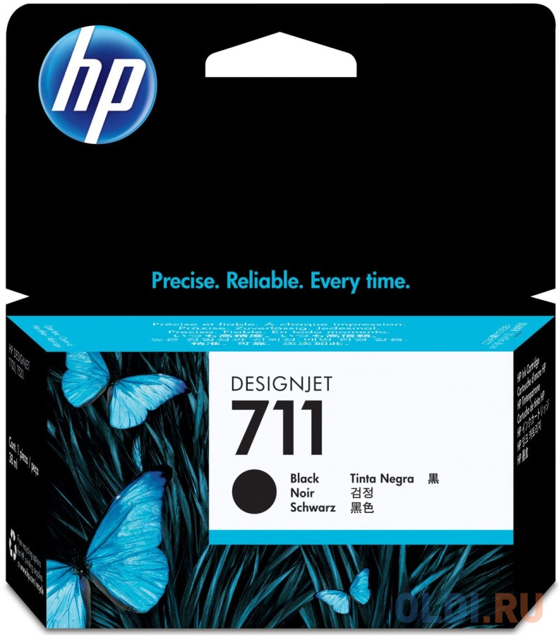 Картридж HP CZ129A N711 для Designjet T120 T520 черный - фото 1