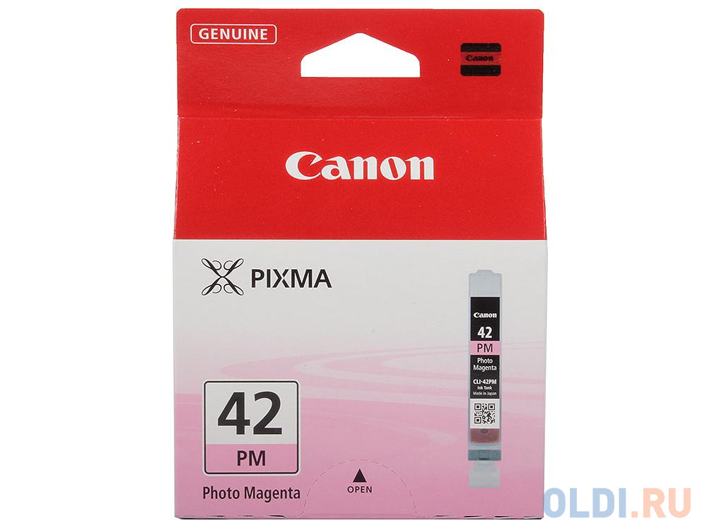 Картридж Canon CLI-42PM для PRO-100 пурпурный 37 фотографий картридж canon pfi 102m для ipf510 605 610 650 655 710 755 lp17 130мл пурпурный