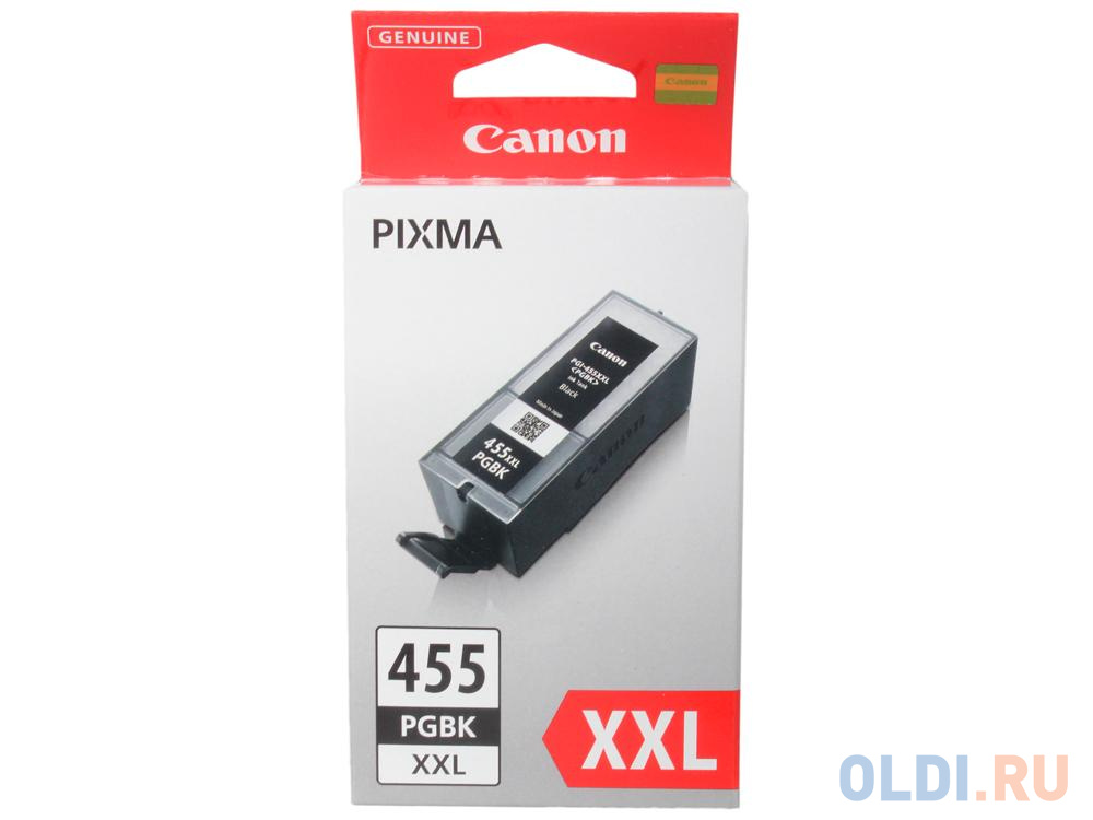 Картридж Canon PGI-455PGBKXXL 1000стр Черный тонер картридж target kxfat411a для лазерного принтера совместимый