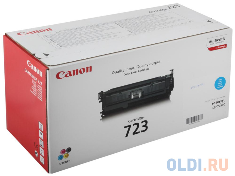 

Картридж Canon 723 C 8500стр Голубой