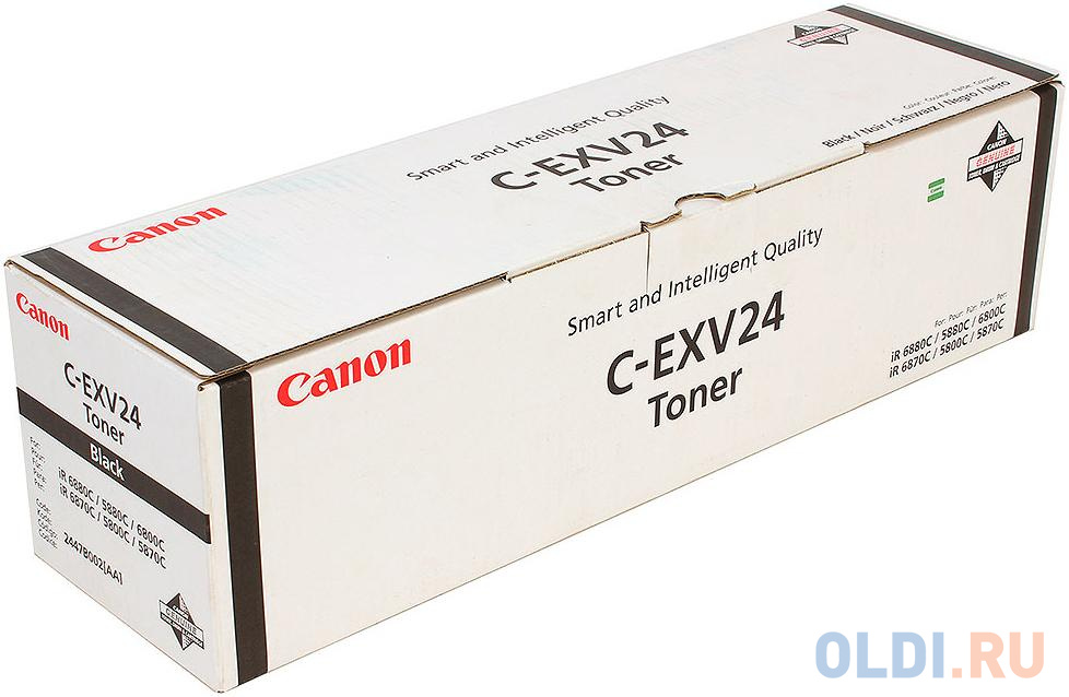 Тонер Canon C-EXV24Bk 48000стр Черный 2447B002 - фото 1