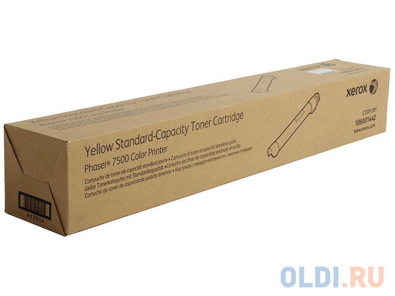 

Картридж Xerox 106R01442 9600стр Желтый
