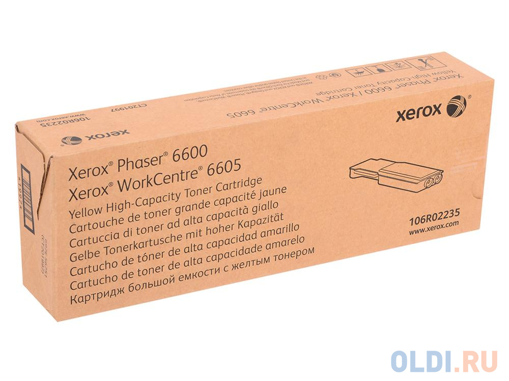 Тонер Xerox 106R02235 6000стр Желтый