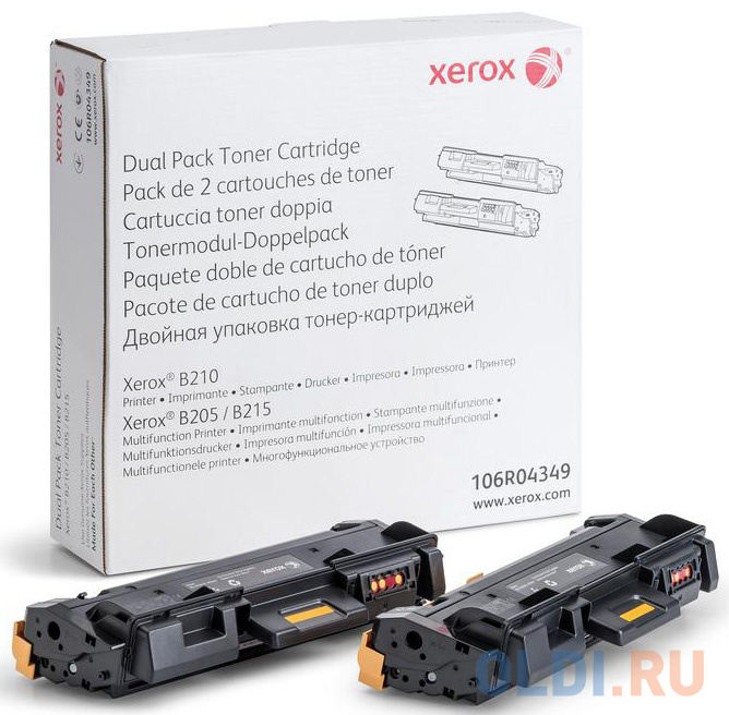 Тонер-картридж Xerox 24013 3000стр Черный картридж лазерный xerox 5 900 стр 106r03581