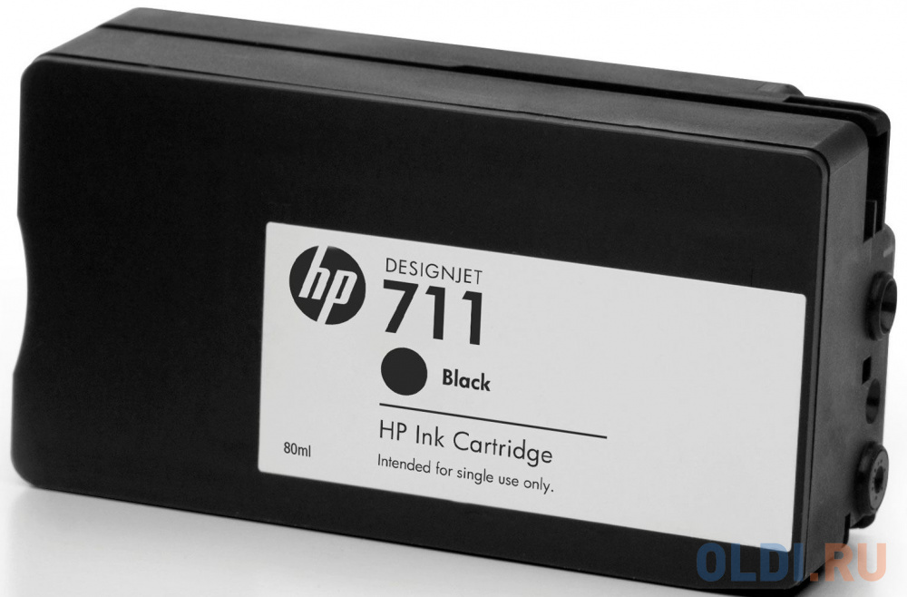 Картридж HP CZ133A N711 для Designjet T520/T120 черный 80мл картридж hp cz132a n711 для designjet t120 t520 желтый