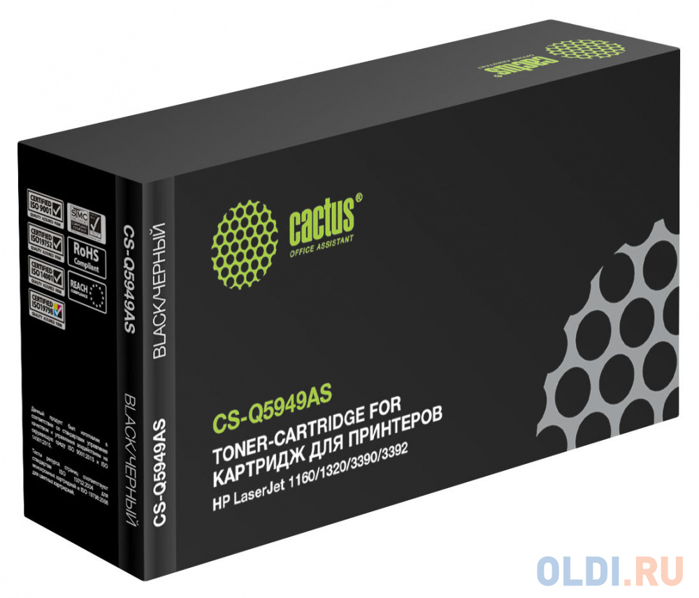 Картридж Cactus CS-Q5949AS 2500стр Черный фото
