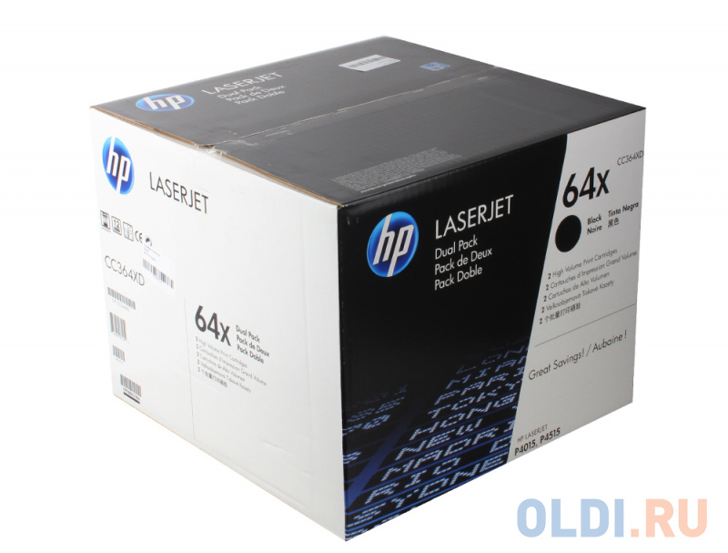 

Картридж HP CC364XD, Черный