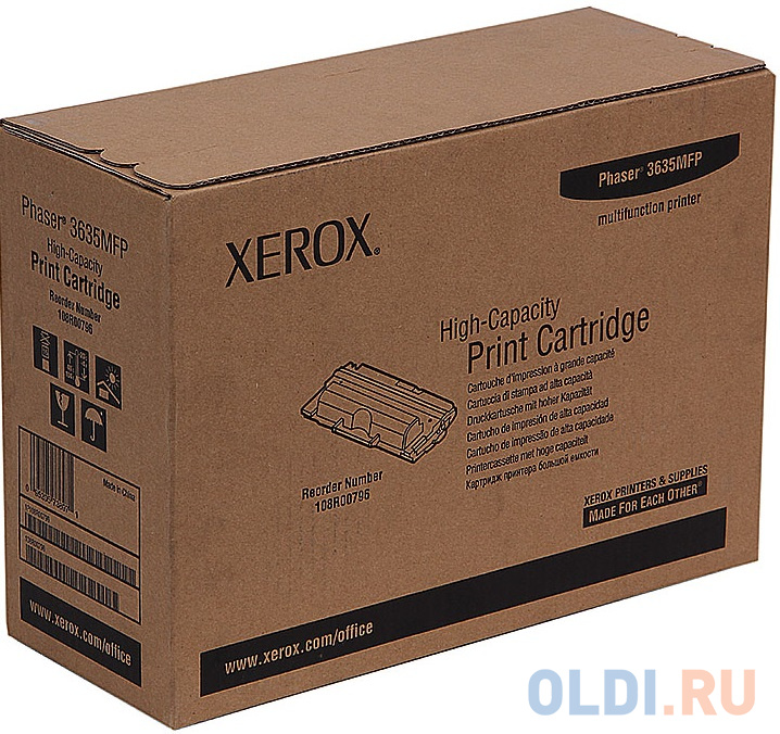 

Картридж Xerox 108R00796 108R00796 10000стр Черный