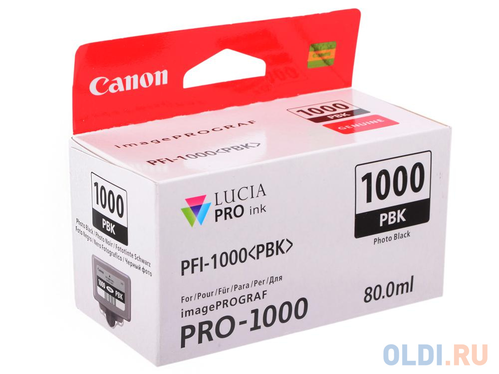 Картридж Canon PFI-1000 PBK для IJ SFP PRO-1000 WFG фото черный 0546C001