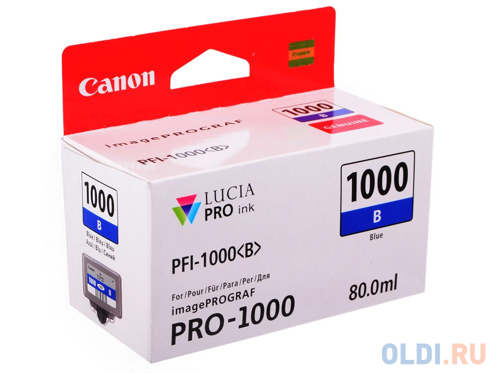 Картридж Canon PFI-1000 B для IJ SFP PRO-1000 WFG красный 0555C001 метилкобаламин b 12 1000