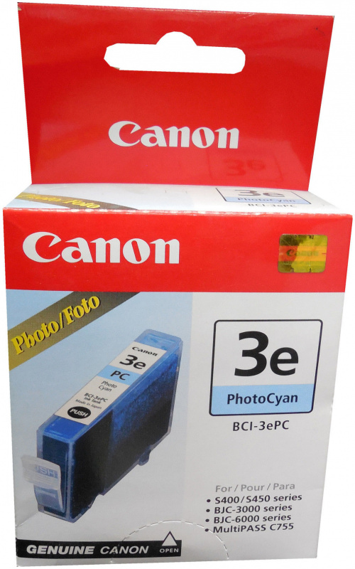 Картридж Canon BCI-3ePC 390стр Светло-голубой 4483A002 - фото 1