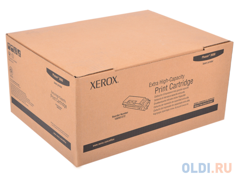 Картридж Xerox 106R01372 106R01372 20000стр Черный - фото 1