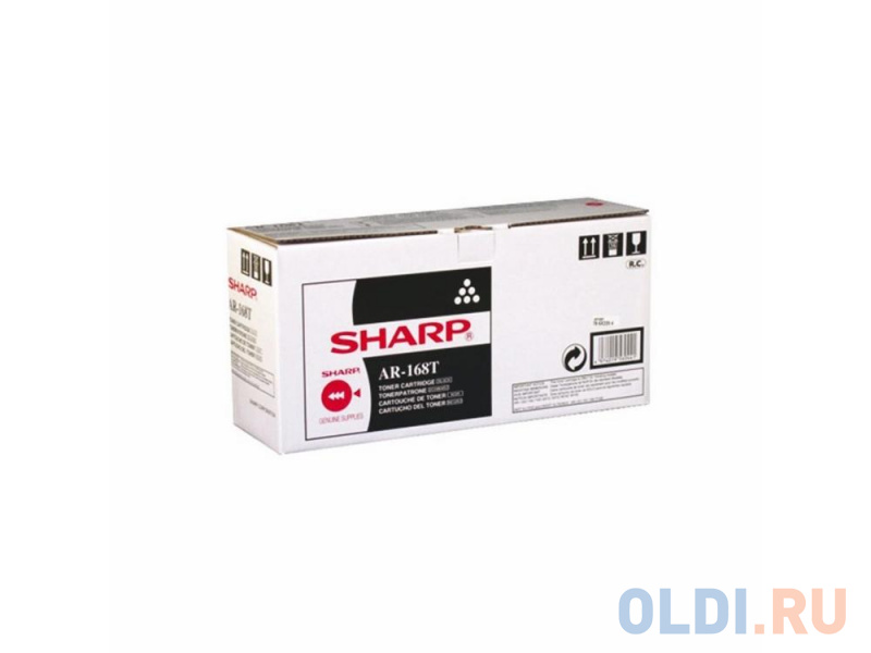 

Тонер-картридж Sharp AR168T 8000стр Черный