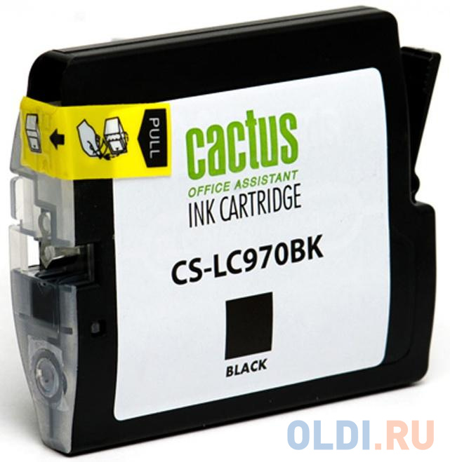 Картридж струйный Cactus CS-LC970BK черный для Brother DCP-135C/150C/MFC-235C/260C (22.6мл) фото