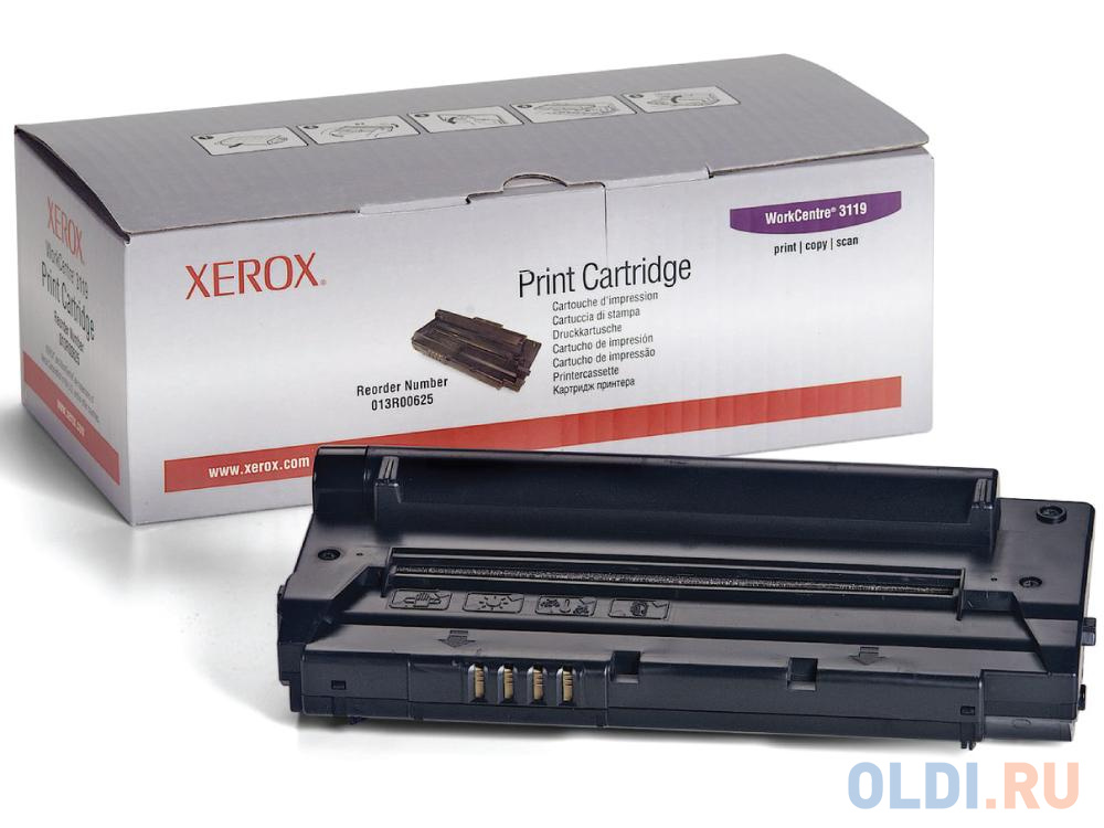 Картридж Xerox 013R00625 для WorkCentre 3119 Чёрный 3000стр