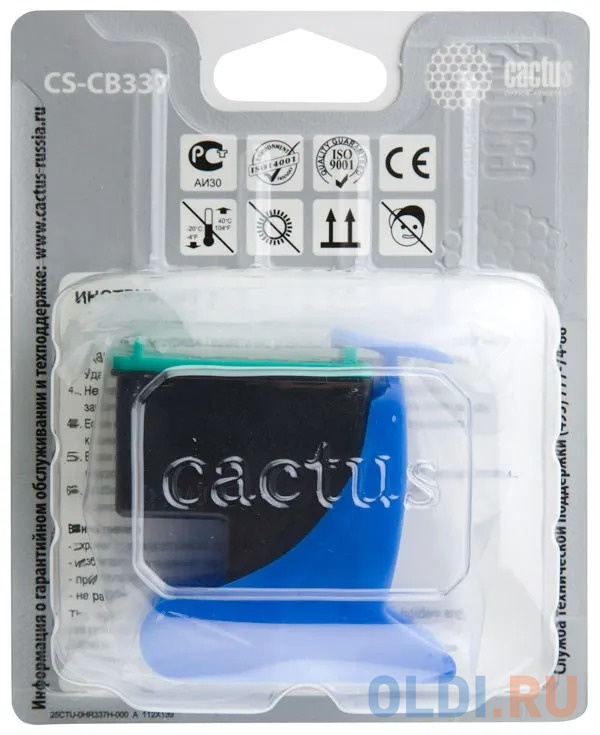 Картридж Cactus CS-CB337 №141 для HP DeskJet D4263/D4363/D5360/ OfficeJet J5783/J6413 трехцветный фото