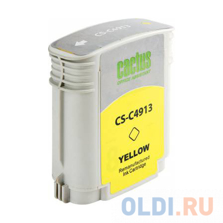 Картридж Cactus CS-C4913 №82 для HP Design Jet 500/800C желтый фото