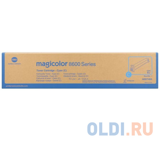 

Картридж Konica Minolta A0D7453 20000стр Голубой