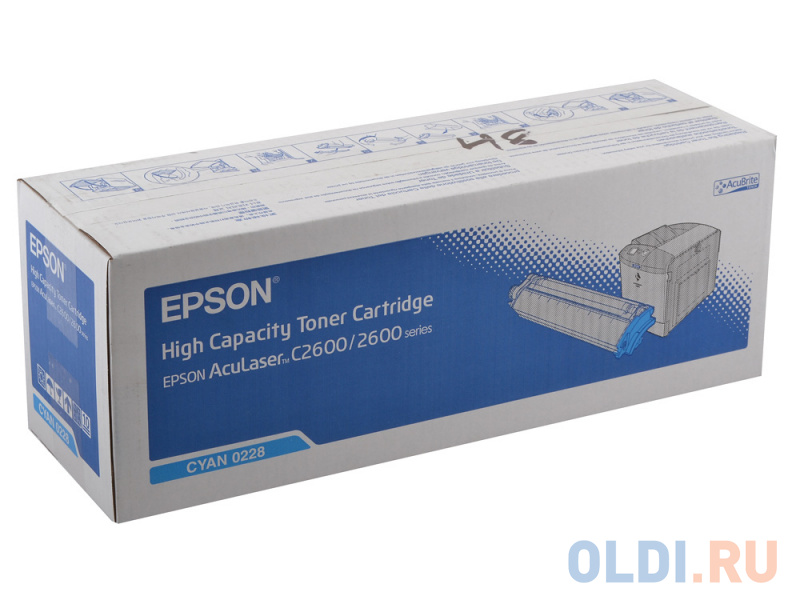 

Картридж Epson C13S050228 5000стр Голубой