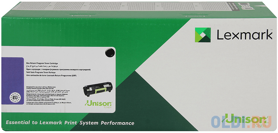 

Картридж Lexmark 51B5X00 20000стр Черный