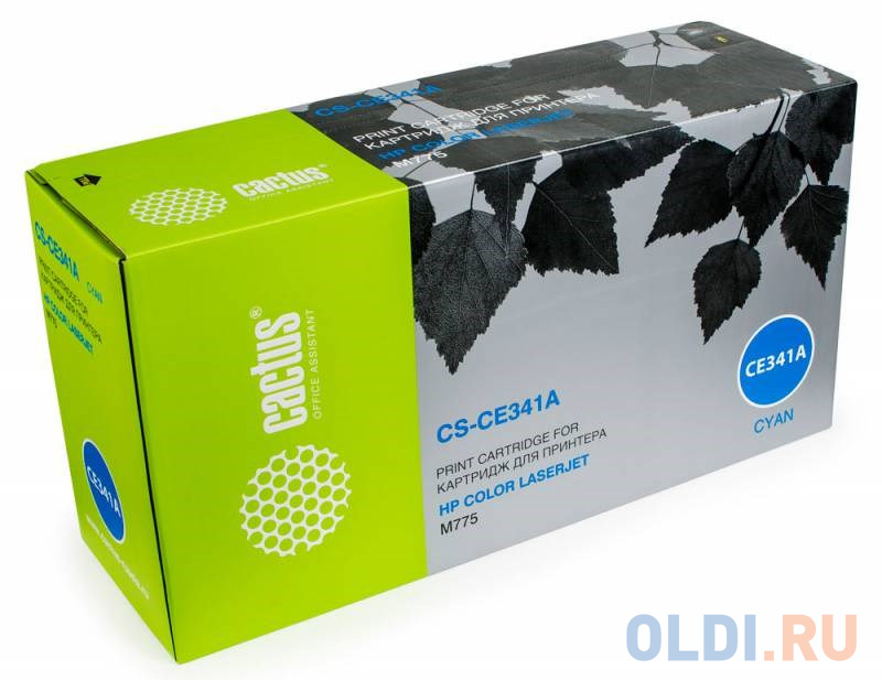 

Картридж Cactus CS-CE341AR 16000стр Голубой