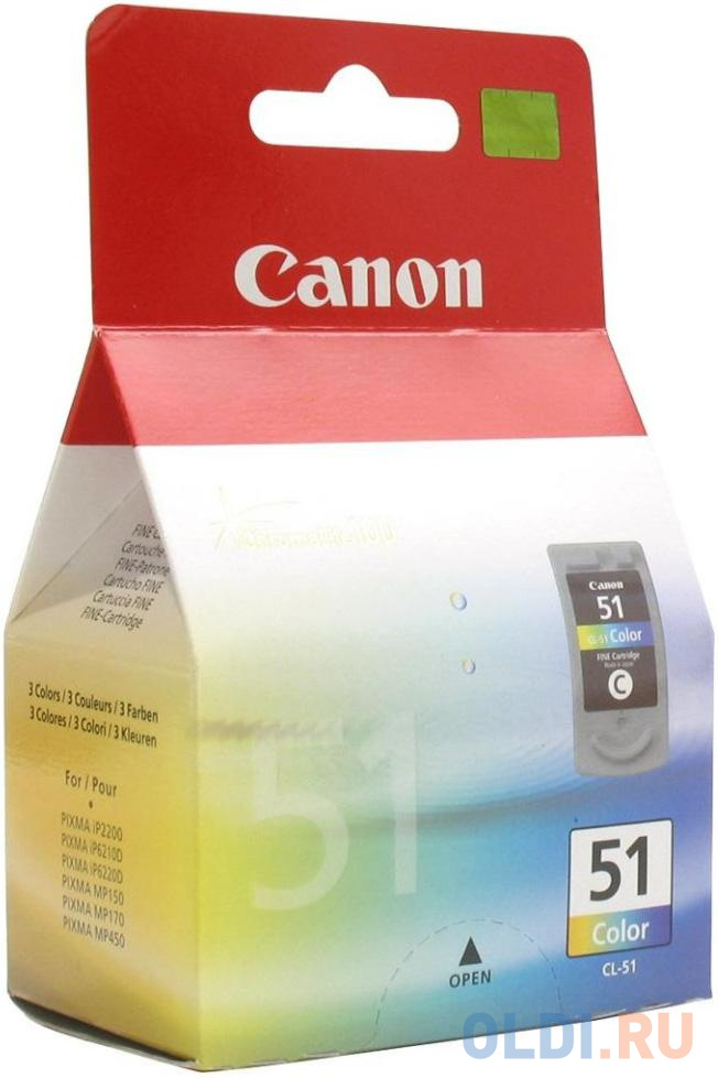 Купить картридж canon cl. Canon CL-51. Canon CL-51 Color (0618b001). Canon картридж Canon CL-51. Canon Cartridge 051.