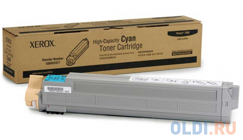 

Тонер Xerox 106R01077 106R01077 18000стр Голубой