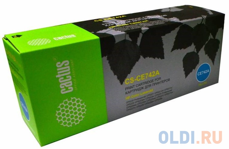 

Картридж Cactus CS-CE742AR 7300стр Желтый