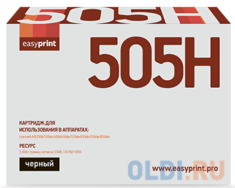 Картридж EasyPrint 50F5H00 5000стр Черный картридж easyprint 50f5h00 5000стр