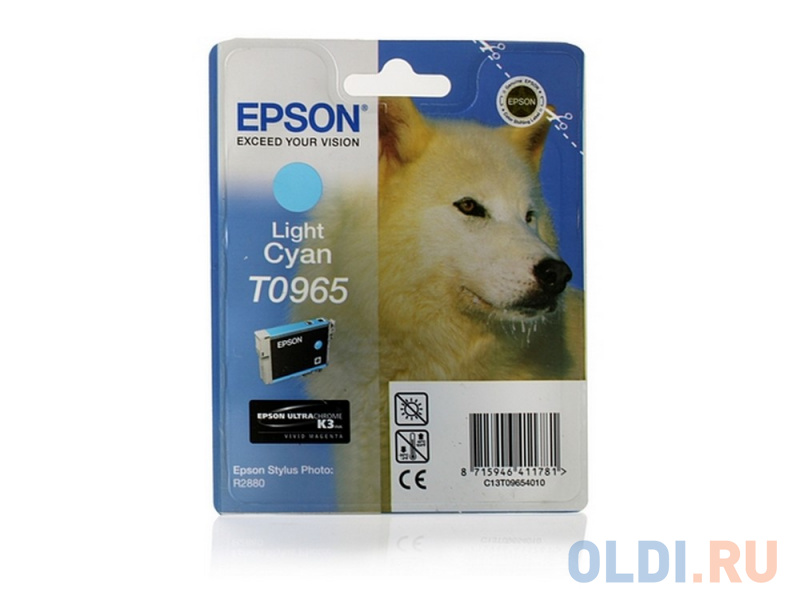 

Картридж Epson C13T09654010 для Epson Stylus Photo R2880 светло-синий