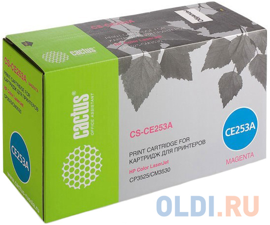 

Картридж Cactus CS-CE253AR для HP CLJ CP3525/ CM3530 пурпурный 7000стр