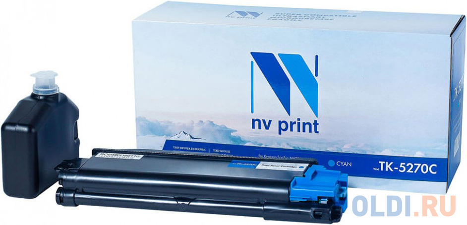 Картридж NV-Print TK-5270C 6000стр Голубой hi   tk 5270c тонер картридж для kyocera mita m6230cidn m6630 p6230cdn c 6k