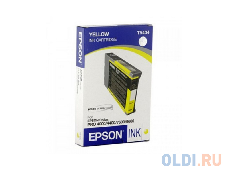 

Картридж Epson C13T543400 для Epson Stylus Pro 7600/9600 желтый